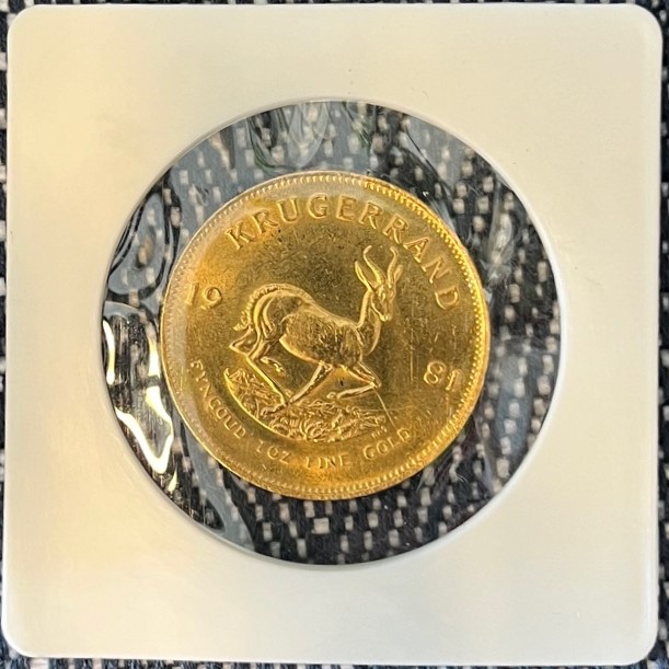 Gullmynt 1oz Krügerrand Sør Africa 1981 B