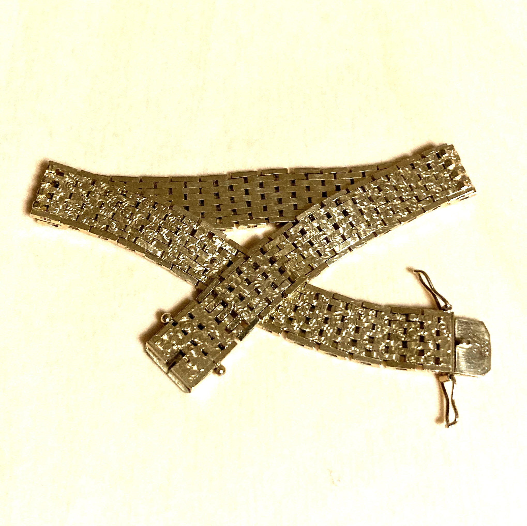 Gullarmband 19 cm 585- antikk