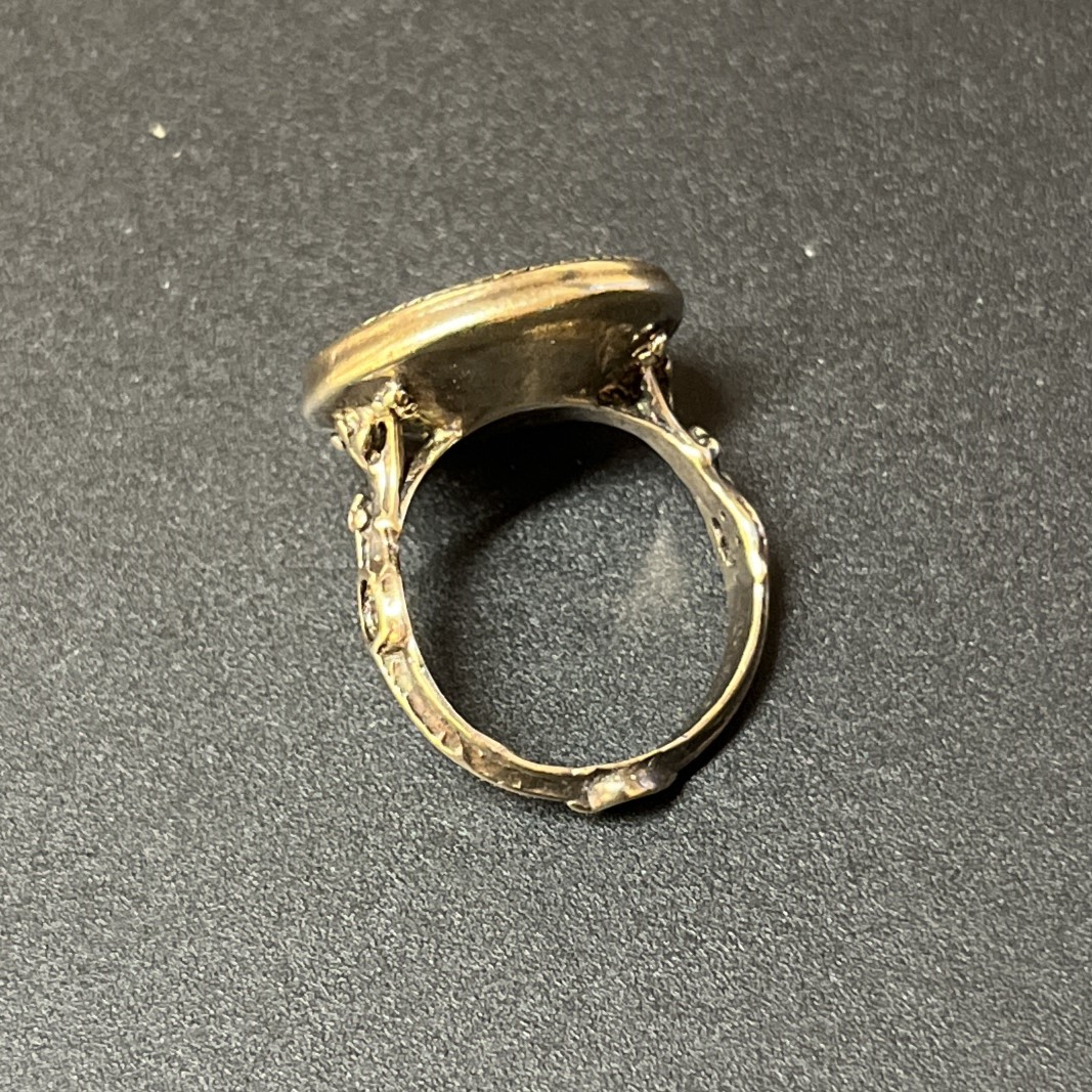 Fingerring gullforgylt