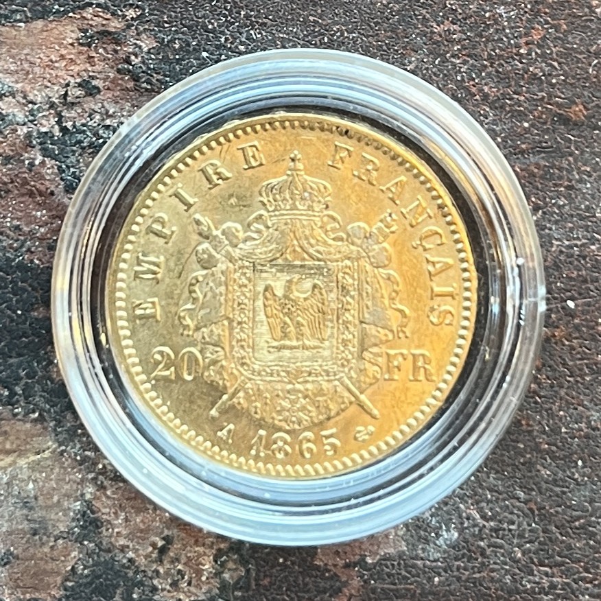 Frankrike 20F 1865