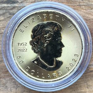 Gullmynt 1oz 50$ Canada 2023