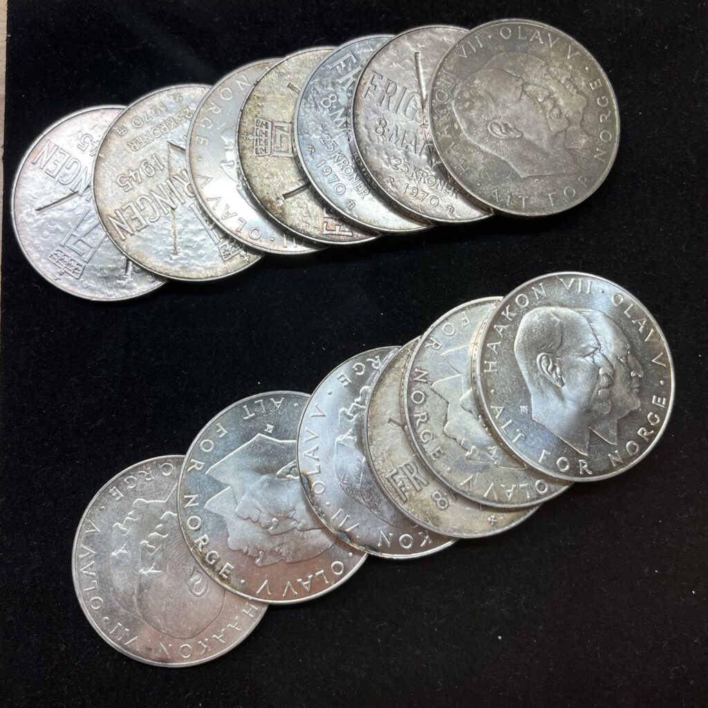 Mynt 25 kr 1970