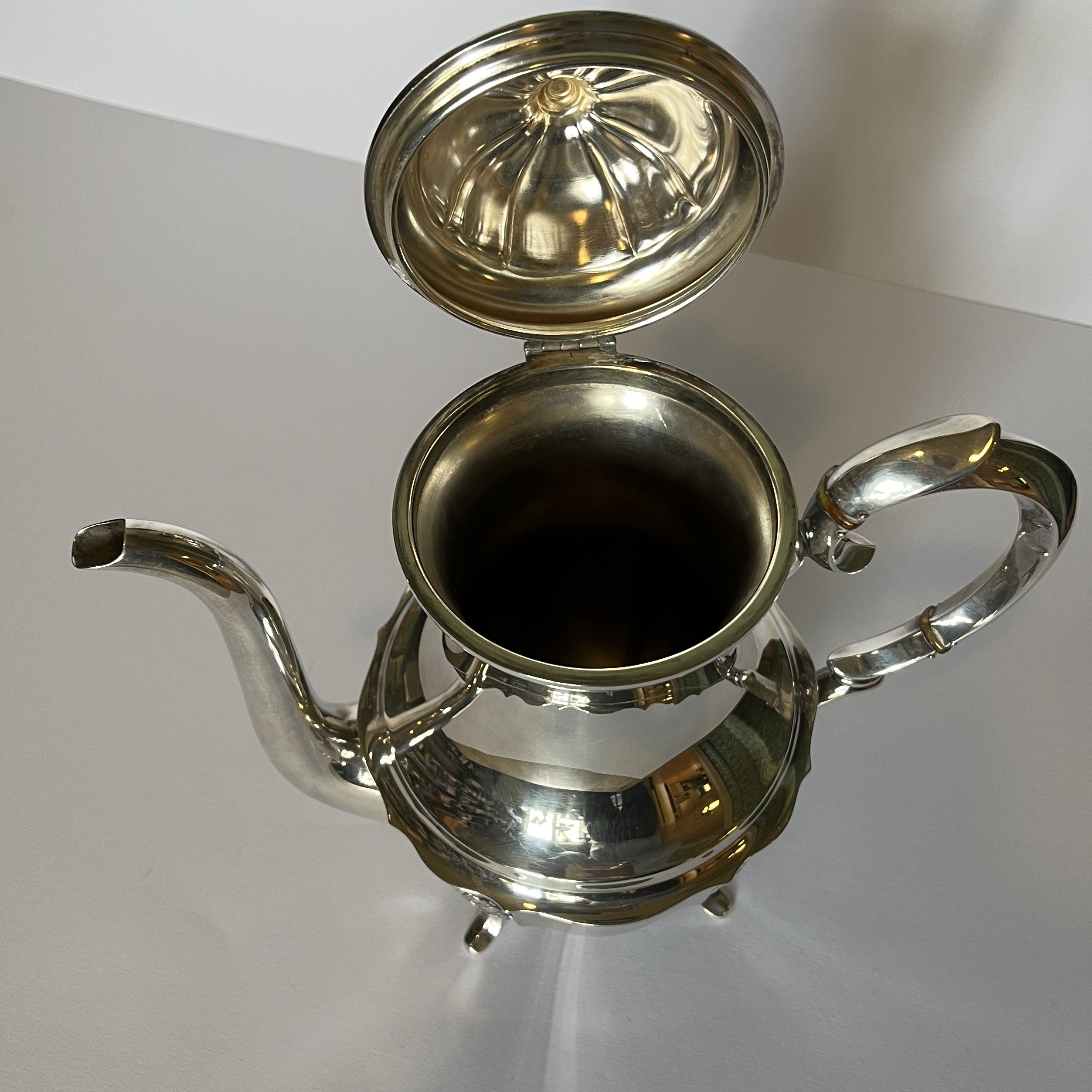 Kaffekanne sølv - antikk